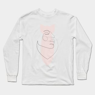 inner bomb - one line art Long Sleeve T-Shirt